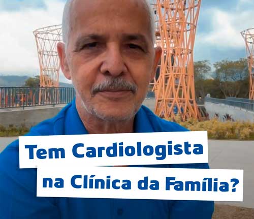 Cardiologista na Clínica da Família garantindo cuidados ao coração